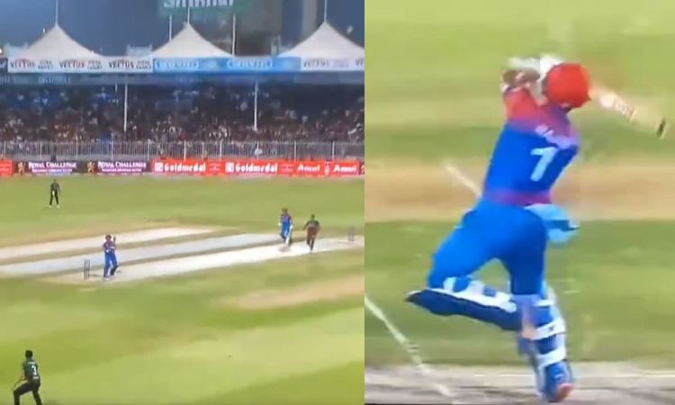 Cricket Image for जादरान द फिनिशर, बैट से निकला छक्का देखकर खुली रह जाएगी आंखें; देखें VIDEO