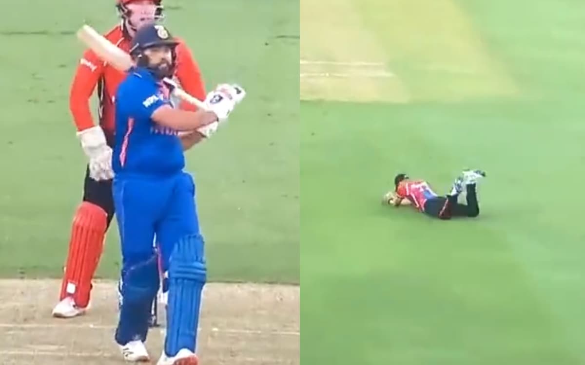 Cricket Image for VIDEO: 19 साल के गेंदबाज़ ने हिटमैन को दिखाया आईना, चौका खाकर अगली गेंद पर चटकाया 