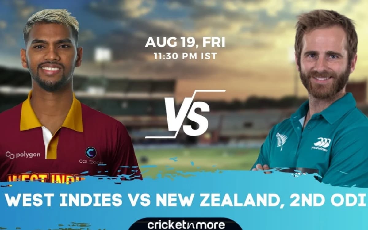 Cricket Image for WI vs NZ 2nd ODI Fantasy Team: इन 11 खिलाड़ियों पर खेल सकते हैं दांव, ऐसे बनाए अपन