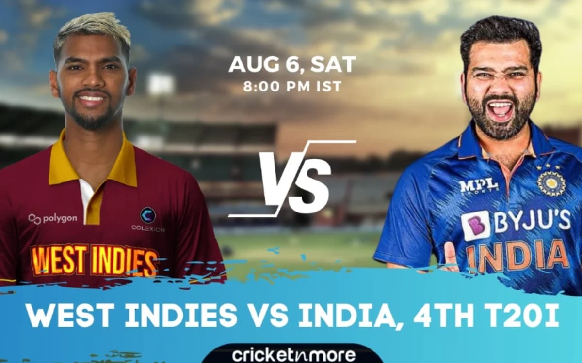 Cricket Image for WI vs IND 4th T20 Fantasy Team: इन 11 खिलाड़ियों पर खेल सकते हैं दांव, ऐसे बनाए अप