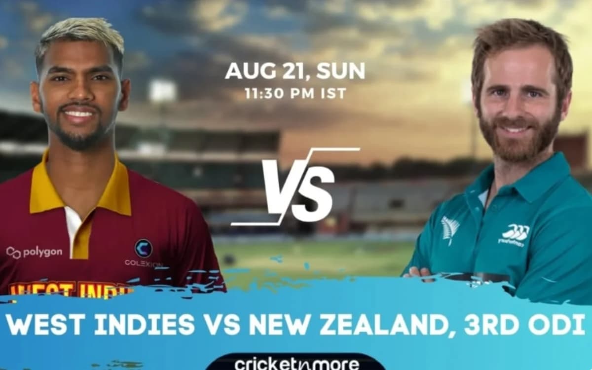 WI vs NZ 3rd ODI: इन खिलाड़ी के साथ मैदान पर उतर सकती है दोनों टीमें; देखें संभावित XI