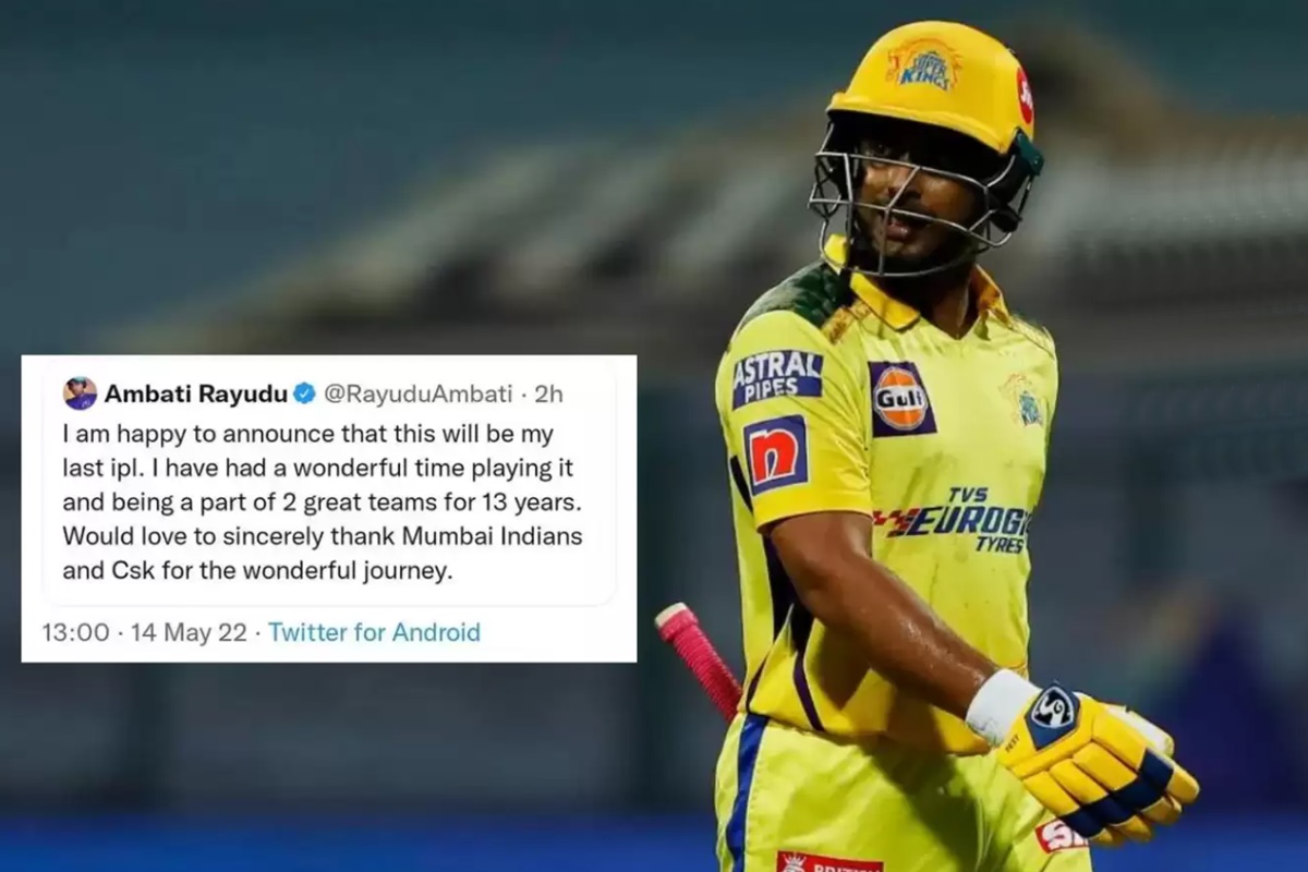 Cricket Image for Csk Player Ambati Rayudu Talks About Retirement Tweet During Ipl 2022