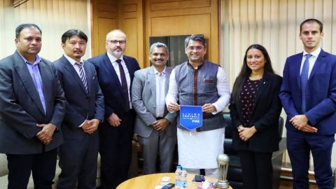 FIFA-AFC delegation meets SAI, AIFF officials; discusses about upliftment of Indian football