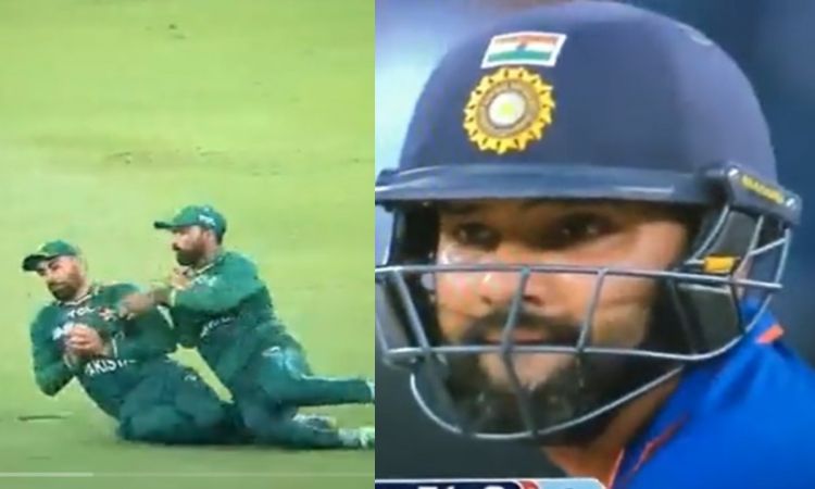Cricket Image for Ind Vs Pak Haris Rauf To Rohit Sharma Caught By Khushdil Shah