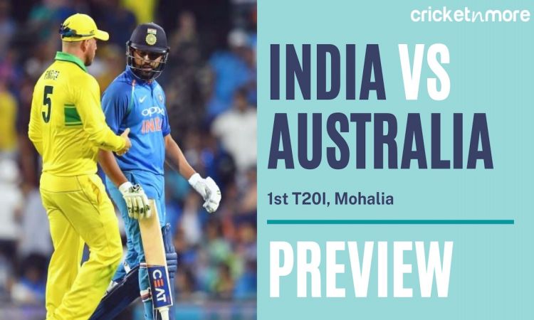 Cricket Image for India vs Australia, 1st T20I - Cricket Match Prediction, Fantasy 11 Tips & Probabl