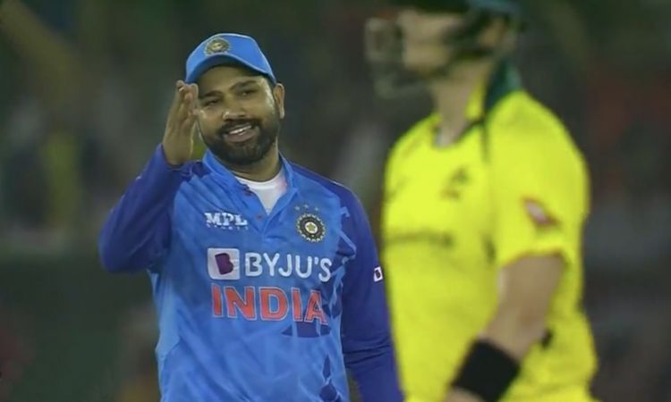 Cricket Image for India Vs Australia Rohit Sharma Hilarious Send Off To Steve Smith