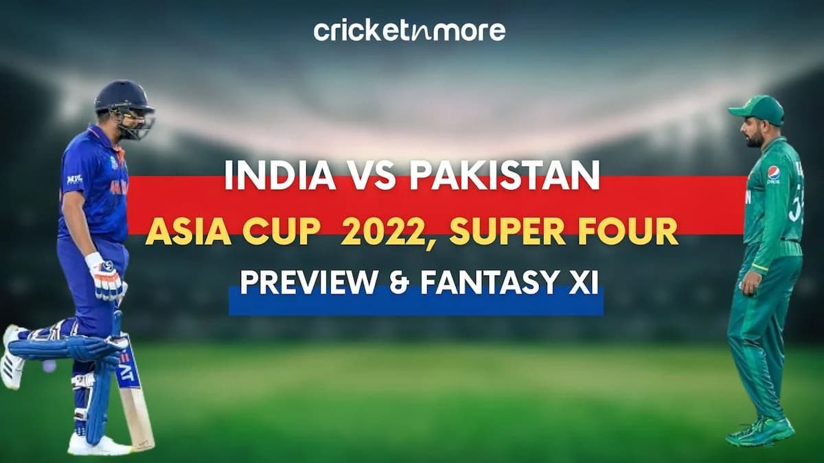 Asia Cup Super 4 Match 2 India Vs Pakistan Cricket Match Prediction ...