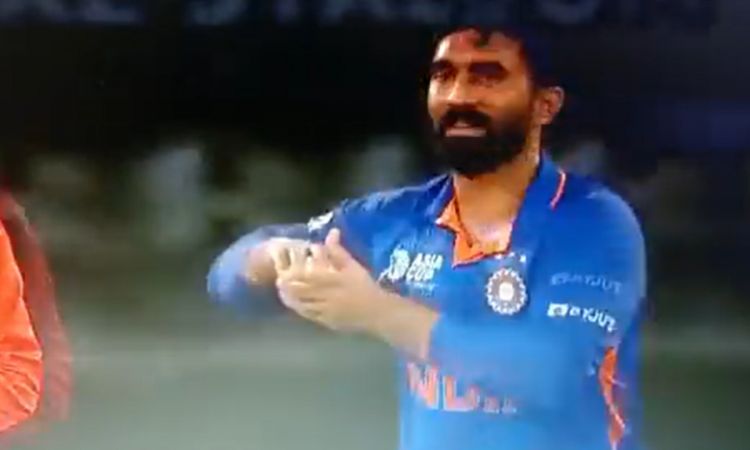 Cricket Image for Rishabh Pant Reaction Is Hilarious On Dinesh Karthik Bowling 
