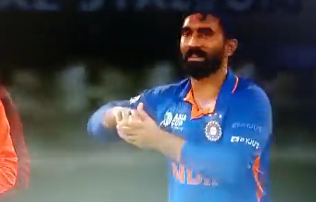 Cricket Image for Rishabh Pant Reaction Is Hilarious On Dinesh Karthik Bowling 