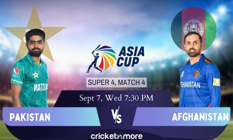 Pakistan vs Afghanistan, Super 4 Asia Cup 2022 - Head-to-Head Stats