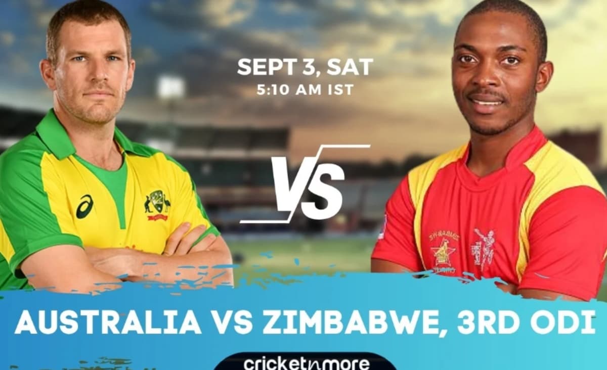 AUS vs ZIM 3rd ODI: इन 11 खिलाड़ियों पर खेल सकते हैं दांव, ऐसे बनाए अपनी Fantasy Team AUS vs ZIM 3rd ODI: इन 11 खिलाड़ियों पर खेल सकते हैं दांव, ऐसे बनाए अपनी Fantasy Team