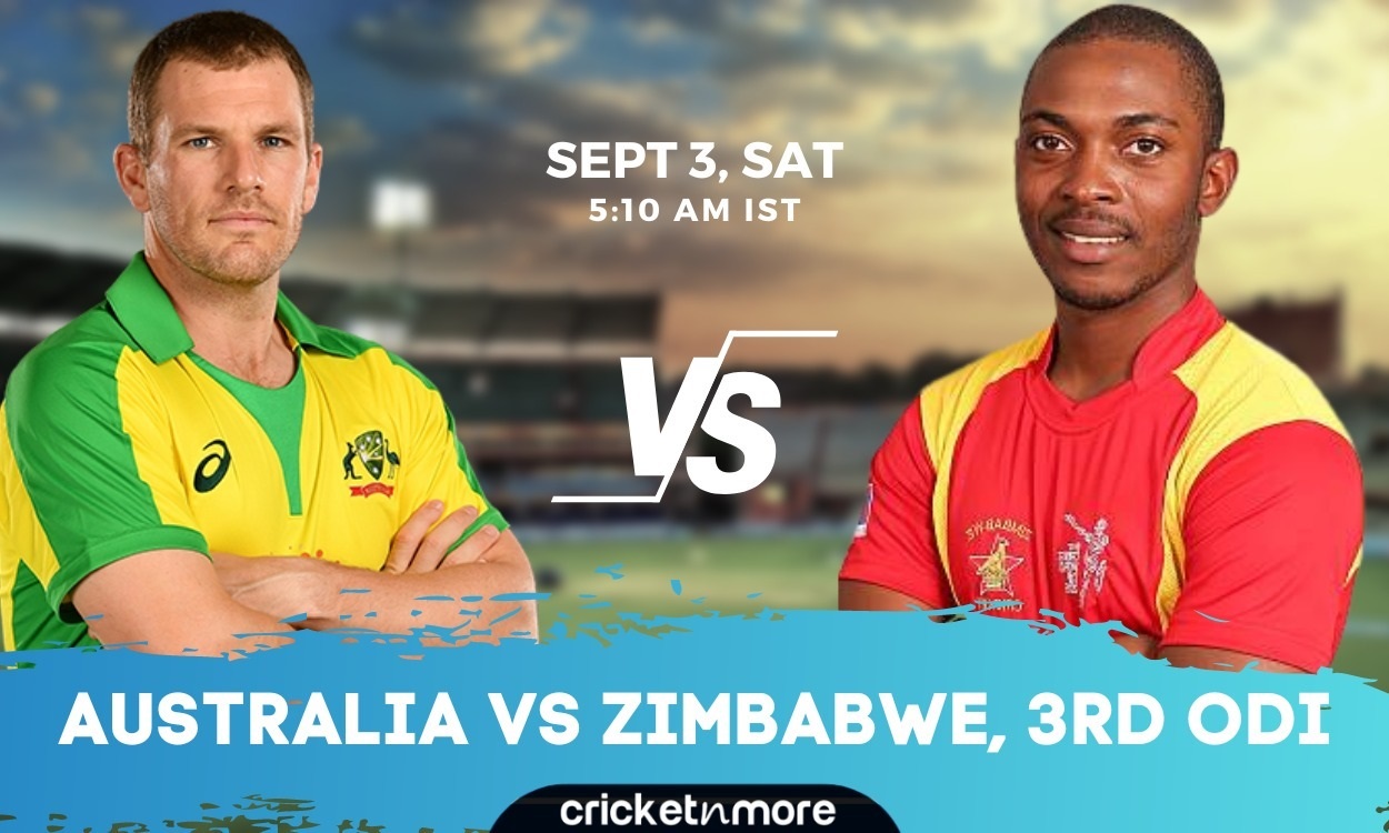 Cricket Image for Australia vs Zimbabwe, 3rd ODI - Cricket Match Prediction, Fantasy 11 Tips & Proba
