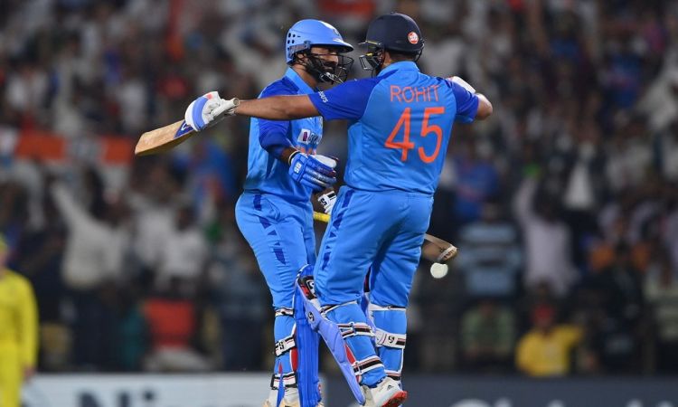 Cricket Image for Captain Rohit Sharma Steers India To 6-Wicket Win Against Australia In 2nd T20I