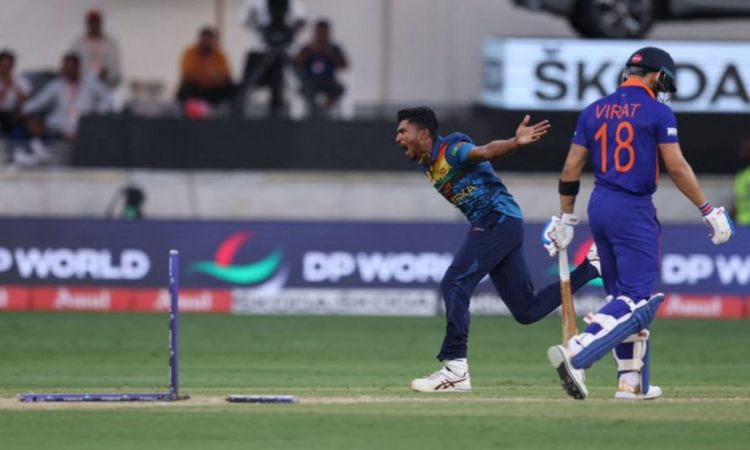 Cricket Image for VIDEO : मदुशंका के सामने कोहली निकले ज़ीरो, श्रीलंकाई बॉलर ने उखाड़ कर रख दी स्टंप