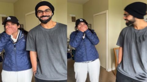 Cricket Image for Fan Moment For Anshul Chauhan After Seen Anushka Sharma Husband Virat Kohli