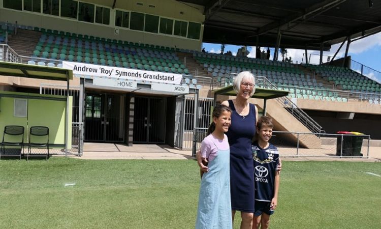 Grandstand Named After Andrew Symonds Unveiled At Townsville's Riverway Stadium