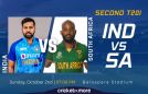 Cricket Image for India vs South Africa, 2nd T20I - Cricket Match Prediction, Fantasy 11 Tips & Prob