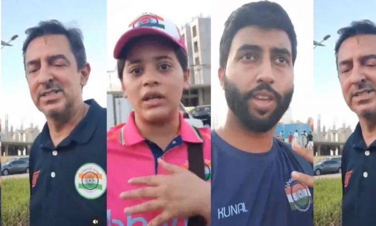 Cricket Image for VIDEO : दुबई में हुई भारतीय फैंस के साथ बदतमीजी, इंडियन जर्सी पहनकर नहीं जाने दिया
