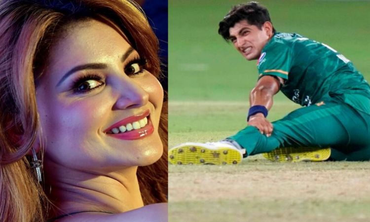 Cricket Image for Naseem Shah Follow Bollywood Actress Urvashi Rautela On Instagram