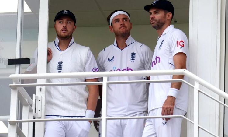 Cricket Image for Nasser Hussain Compliments England Pace Duo James Anderson & Stuart Broad
