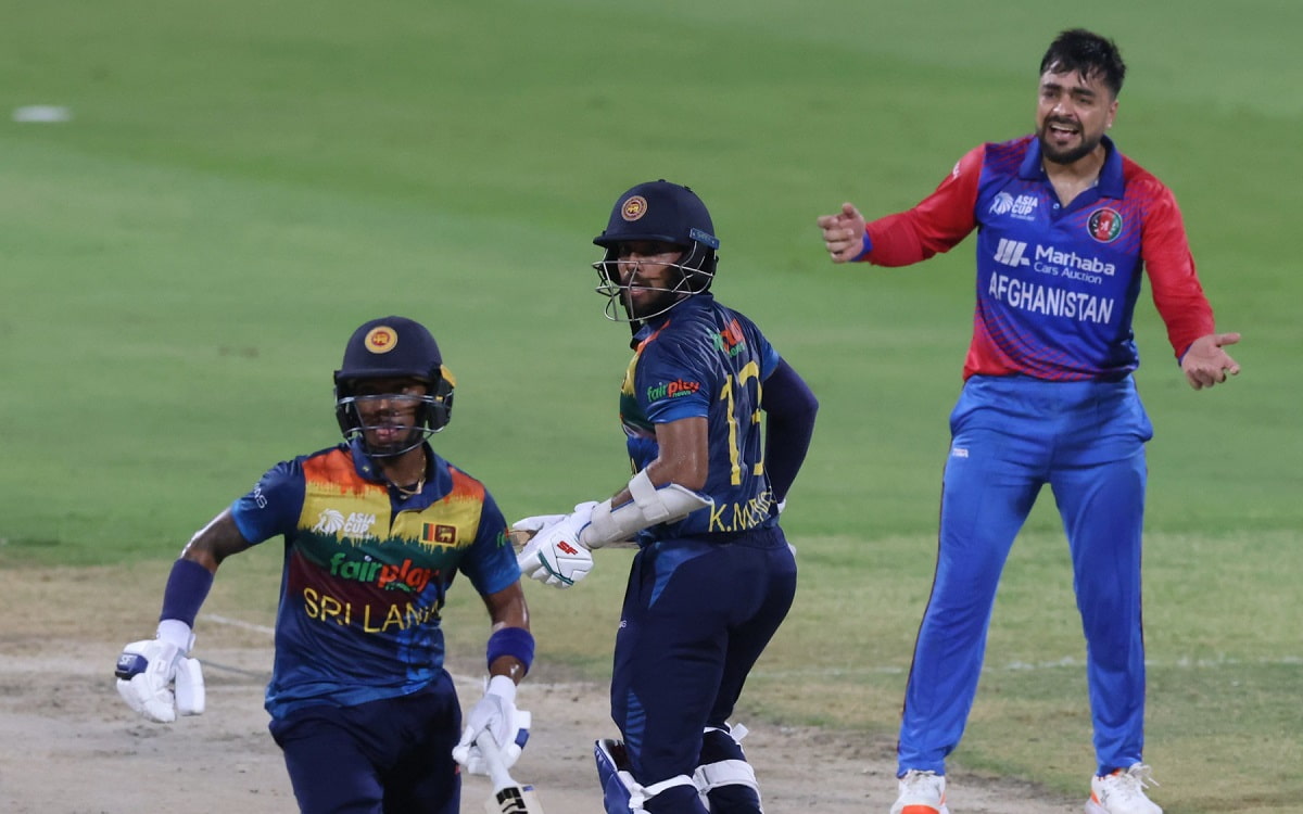 Cricket Image for Sri Lanka Beat Afghanistan By 4 Wickets In Asia Cup 2022 Super 4 Match