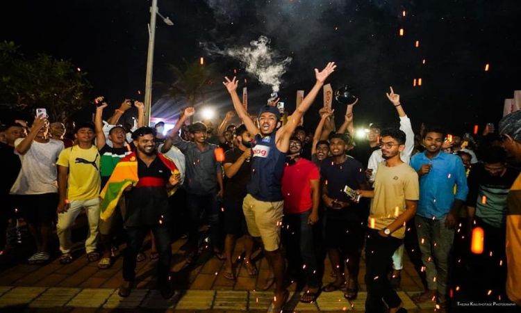 Sri Lanka win Asia Cup: People celebrate on the streets of Colombo