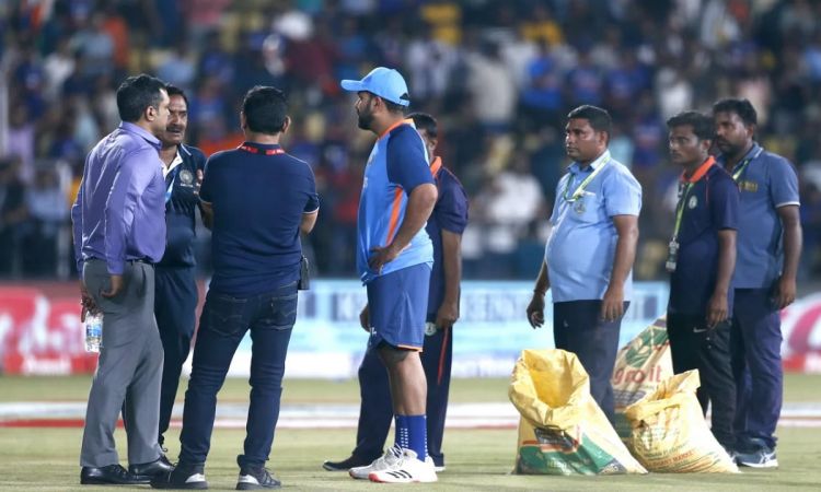 Start Of 2nd T20I between India & Australia Further Delayed; Next Inspection At 8 PM With Overs Deducted