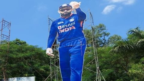 Fans Make Virat Kohli’s MASSIVE Cutout in Trivandrum Ahead of 1st T20I vs South Africa