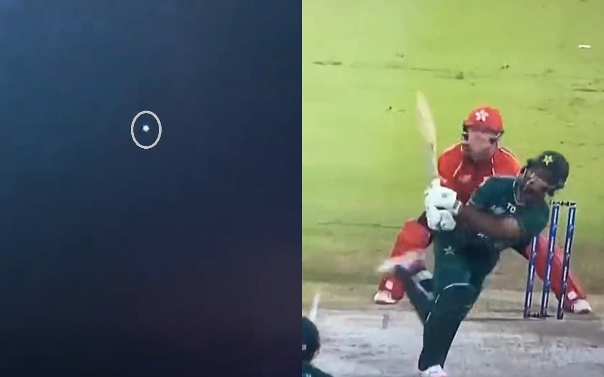Cricket Image for VIDEO: बॉल बनी बिंदी, फखर ज़मान ने छक्का जड़कर गेंद पहुंचाई मैदान के बाहर