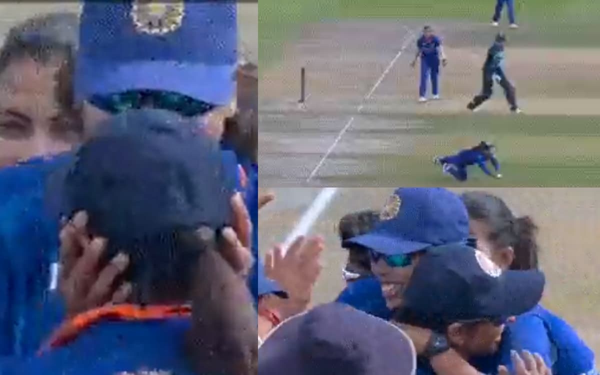 Cricket Image for हरमनप्रीत कौर ने एक हाथ से लपका कैच, झूलन गोस्वामी का रिएक्शन हुआ वायरल; देखें VID