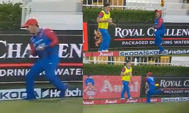 Cricket Image for नजीबुल्लाह ने तोड़ा बल्लेबाज़ का दिल, छक्के को किया कैच में तब्दील; देखें VIDEO