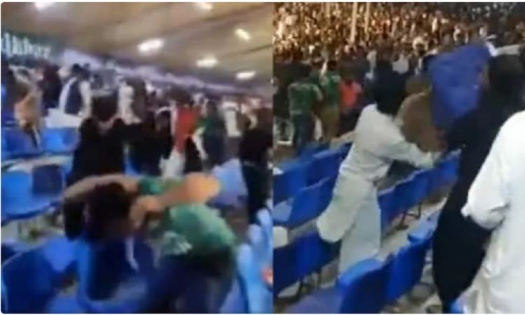 Cricket Image for WATCH: Pakistan & Afghanistan Fans Clash Against Each Other After Asia Cup 2022 Su