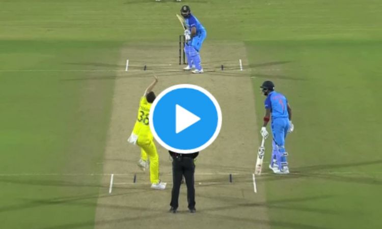 Cricket Image for हेजलवुड के काल बने रोहित, केएल राहुल संग मिलकर ओवर में लूटे 20 रन; देखें VIDEO