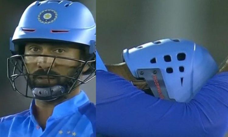 Cricket Image for Why Dinesh Karthik Wears A Different Helmet