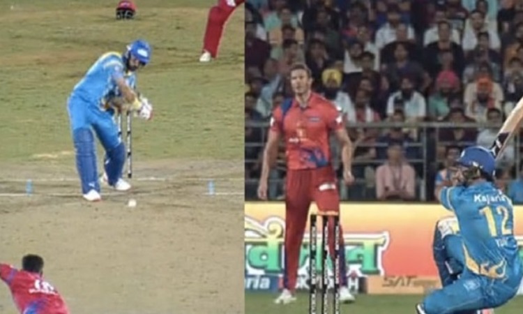 Cricket Image for VIDEO : युवराज ने फिर छुड़ाए इंग्लैंड के छक्के, फैंस को पुराने युवी की आई याद