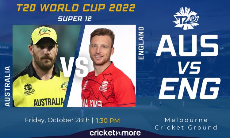 Cricket Image for Australia vs England, T20 World Cup, Super 12 - Cricket Match Prediction, Where To