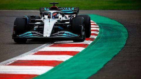 Formula 1: Russell leads second practice in Mexico City as Leclerc crashes out