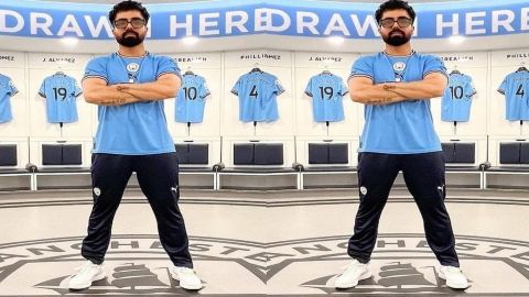 Harrdy Sandhu invited by Manchester City team for match
