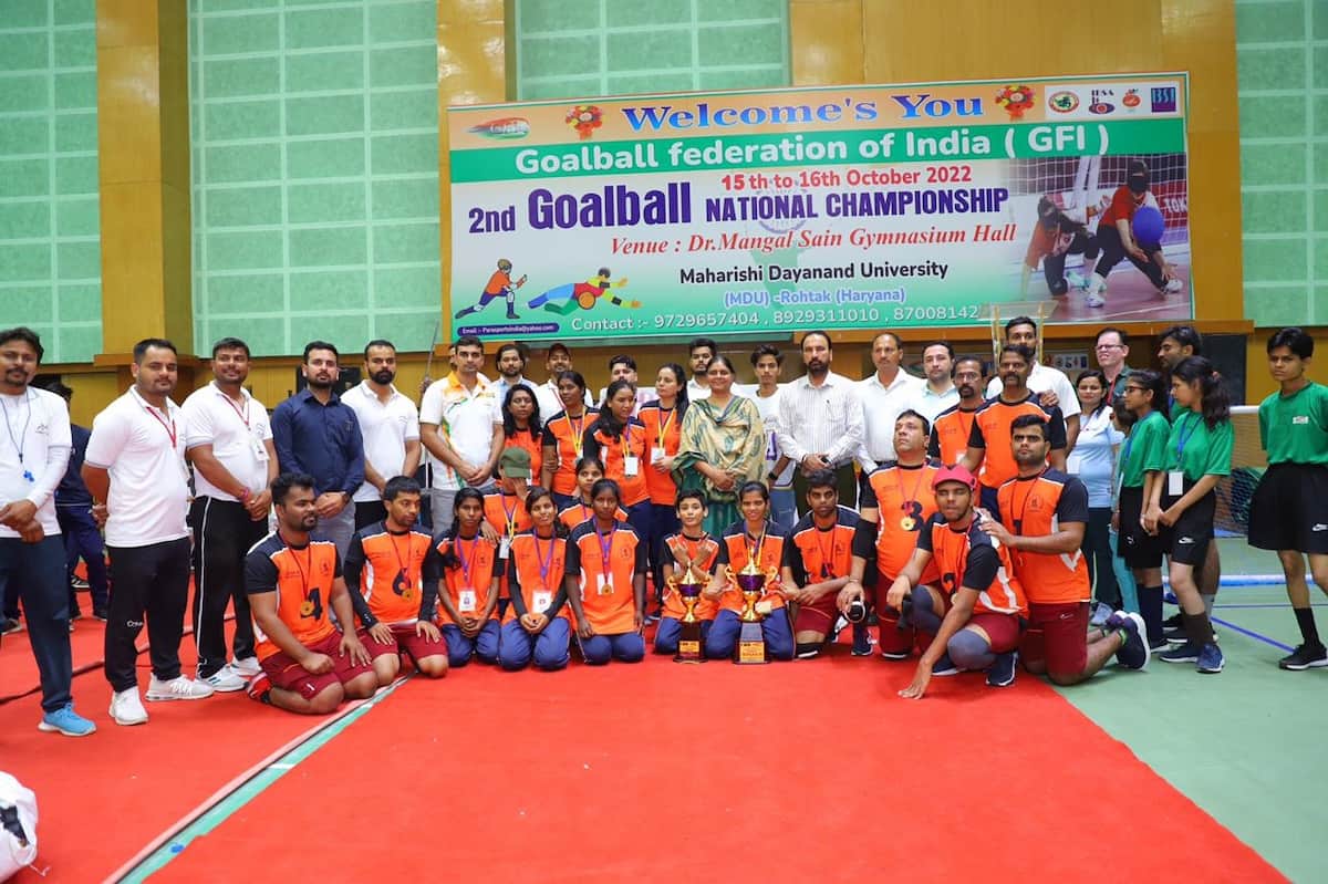 गोलबॉल नेशनल में महाराष्ट्र बना ओवरऑल विजेता