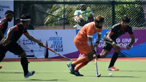 नेशनल गेम्स हॉकी : कर्नाटक स्वर्ण पदक मैच में उत्तर प्रदेश से भिड़ेगा