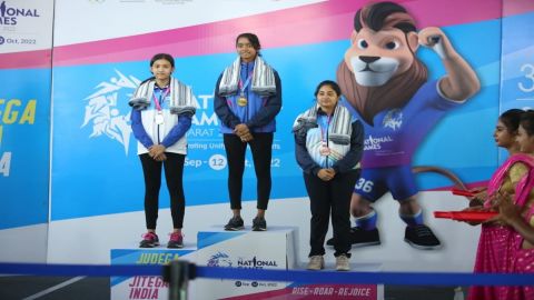 राष्ट्रीय खेलों का राउंड-अप: एथलेटिक्स में टूटे 9 खेलों के रिकॉर्ड..मीराबाई, भवानी, इलावेनिल ने जीता