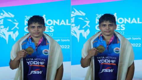 नेशनल गेम्स कुश्ती : युवा अंतिम ने अपने डेब्यू मैच में जीता स्वर्ण पदक