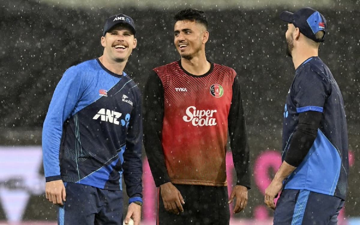 T20 World Cup 20222 New Zealand and Afghanistan share points after washout 