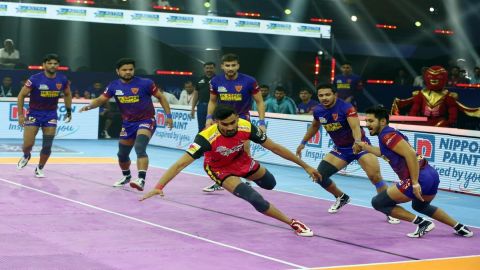 PKL 9: Bharat powers Bengaluru Bulls to 47-43 win over Dabang Delhi