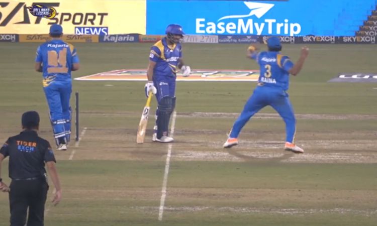 Cricket Image for Suresh Raina And Tilakratne Dilshan Funny Moment Road Safety World Series