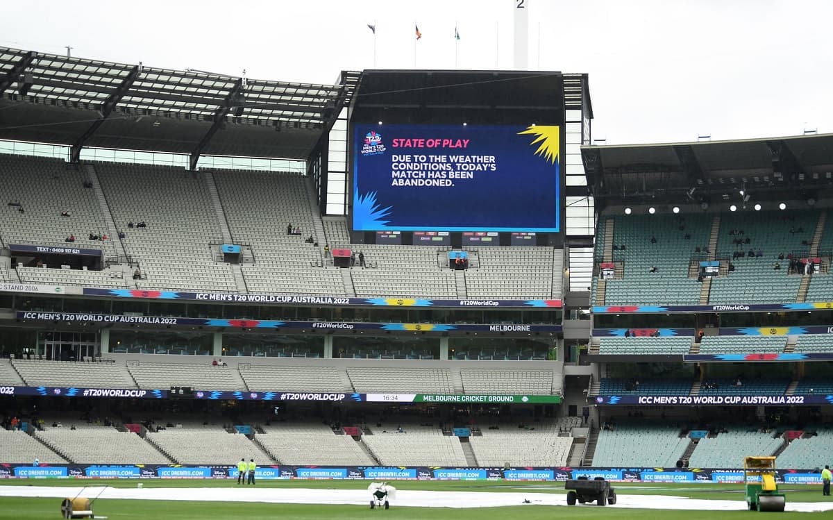 T20 World Cup 2022 Ireland vs Afghanistan match abandoned due to rain T20 World Cup 2022 Ireland vs Afghanistan match abandoned due to rainq