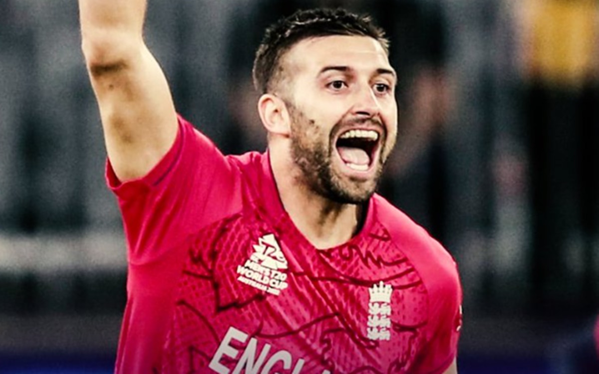 Cricket Image for T20 World Cup Mark Wood Incredible Fast Bowling 96 Mph