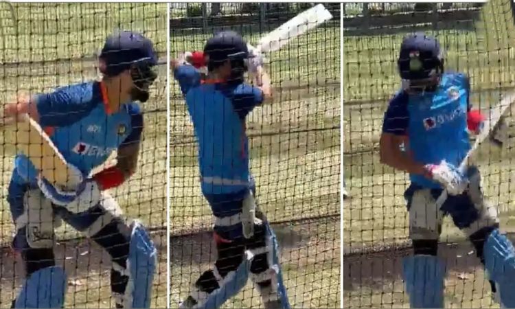 Cricket Image for T20 World Cup Virat Kohli Trained Hard In The Nets