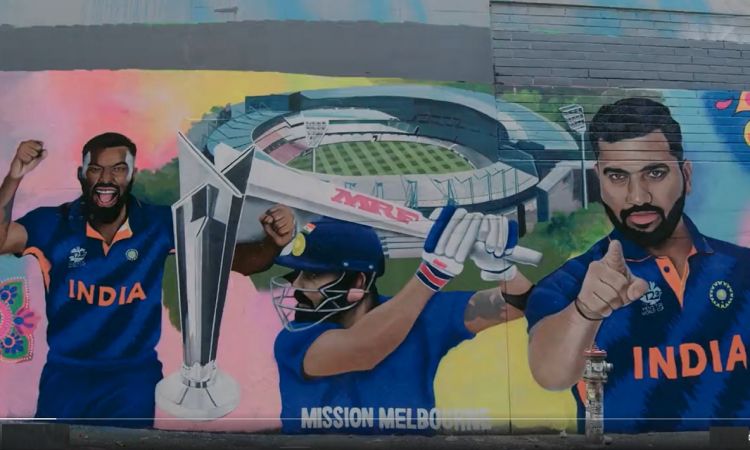 Melbourne paints city in the colours of India team jersey; Rohit, Kohli, Hardik hold prominence