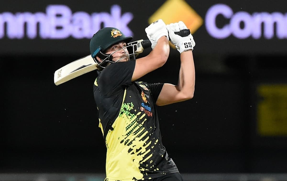 Tim David scored 42 in 20 balls against West Indies with 4 fours and 3 sixes Watch Video टिम डेविड ने तूफानी पारी में की चौकों छक्कों की बरसात, 7 गेंदों में ठोके 34 रन, देखें VIDEO